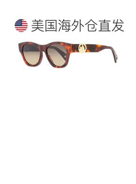 自营 Lanvin 女士母婴太阳镜 LNV604S 272 红色 Havana 55mm - 27