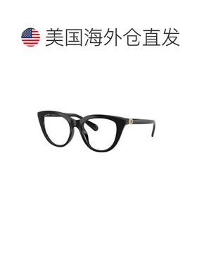 自营swarovski亮面黑色大胆猫眼眼镜-黑色 美国奥莱直发