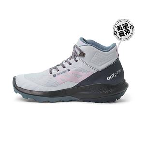 Salomon 女式 Outpulse Mid Gtx 登山靴 Arctic Ice/india Ink In