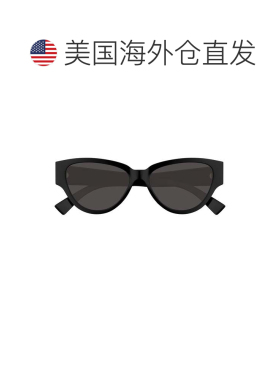 自营bottega venetaBv1319s猫眼太阳镜-黑色 美国奥莱直发