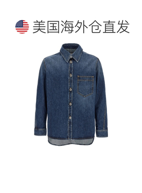 自营Givenchy Men's blue Overshirt - blue 美国奥莱直发