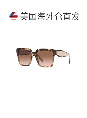 自营pradaPR24ZS 07R0A6焦糖乌龟/棕色乌龟-乌龟焦糖 美国奥莱直