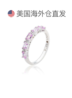 自营Suzy Levian Sterling Silver Sapphire and Diamond Accent