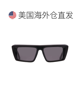 自营Off-White HARTFORD Dark Grey Browline Unisex Sunglasses