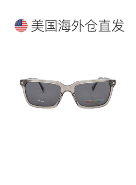 自营Polaroid Polarized Grey Rectangular Men's Sunglasses PLD