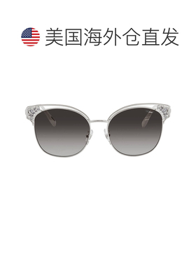 自营Chopard Grey Cat Eye Ladies Sunglasses SCHC24S 589 57 -