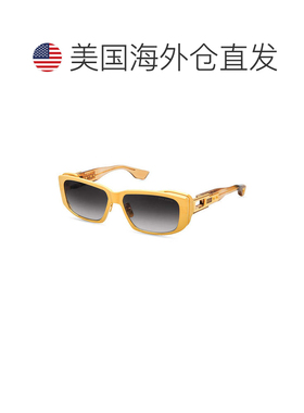 自营Dita Sunglasses Rectangle Full Rim, Gold Frame And Grey
