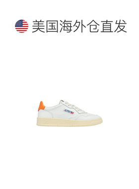 自营autryMedalist Low Men’s White/Parsimmon Sneakers - whit