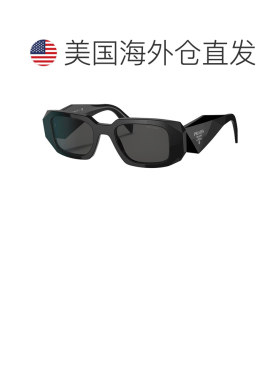 自营Prada  PR 17WS 1AB5S0 49mm Womens Rectangle Sunglasses,