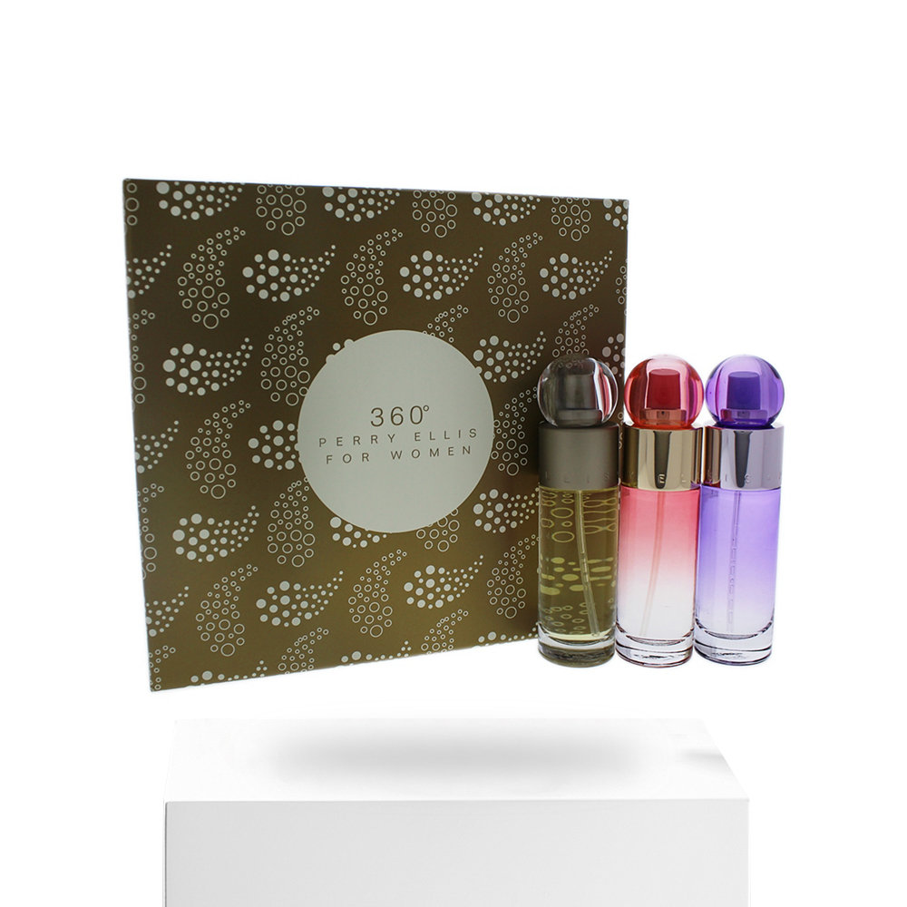 天猫国际美国直购【美国仓直邮】Perry Ellis女士香水礼盒套装 EDP3