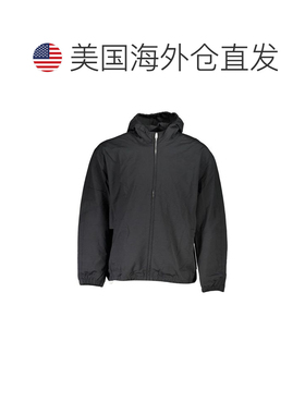 自营Calvin Klein Cotton Men's Men's Jacket - black 美国奥莱