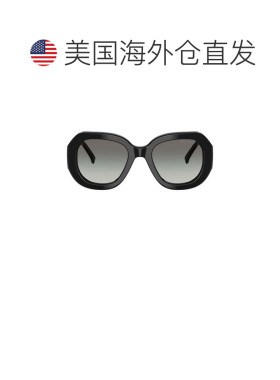自营giorgio armani金色0ar8248几何超大号太阳镜-灰色 美国奥莱