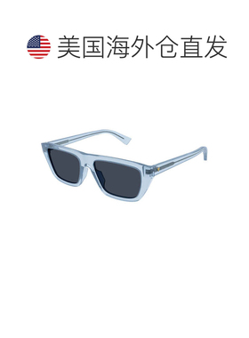 自营bottega venetaBV1291S 003透明浅蓝色/蓝色-透明浅蓝色 美国