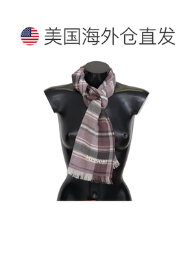 自营Missoni Elegant Wool Scarf with Logo Men's Embroidery -