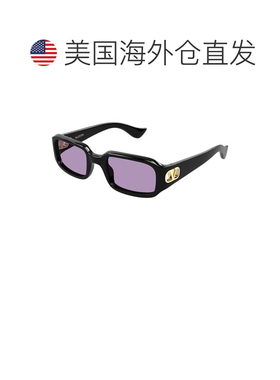 自营valentino金色黑色Vg0016s光面超大方形太阳镜-黑色 美国奥莱