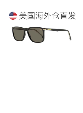 自营Carrera男士矩形太阳镜298/S 807IR黑色57mm-807ir 美国奥莱