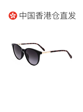 自营Fossil女式53毫米灰色太阳镜-黑色 美国奥莱直发