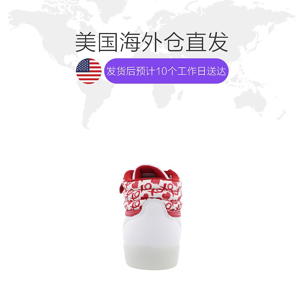 天猫国际美国直购美国直邮Reebok新款高帮透气百搭女鞋白色平底舒适休闲时尚板鞋1