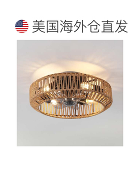 美国直邮自营jonathan yRowan 4-Light LED Ceiling Fan, Metal/
