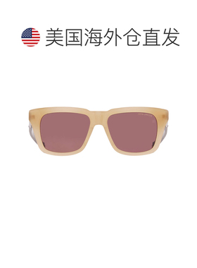 自营Dita LANCIER Polarized Brown Square Unisex Sunglasses LS