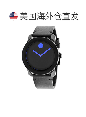 自营Movado Men's Black dial Watch - black 美国奥莱直发