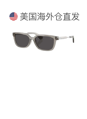 自营Burberry女士54毫米半透明灰色太阳镜-半透明灰色 美国奥莱直