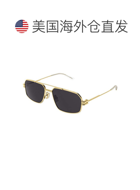 美国直邮自营bottega venetaBV1128S 002金色/灰色-金色 美国奥