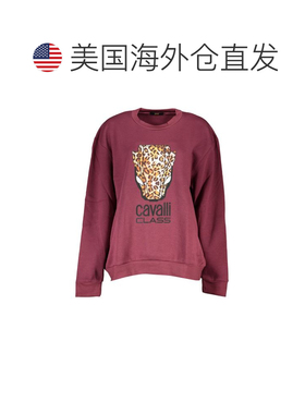 自营Cavalli Class Polyester Men's Women's Sweatshirt - purpl