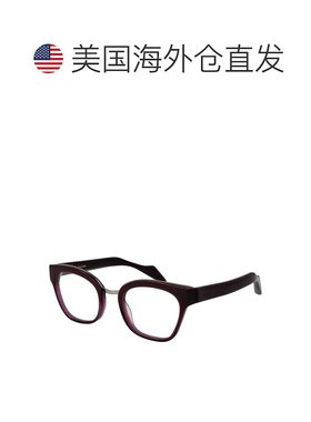 自营Yohji Yamamoto女士光学女士镜架-紫色 美国奥莱直发