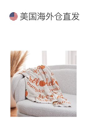 自营 safavieh南瓜毛毯 - 自然色/橙色/绿色 美国奥莱直发