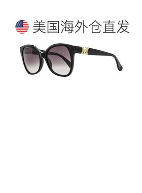 自营 Max Mara 女士 Emme3 太阳镜 MM0014 01B 黑色 56 毫米 - 01