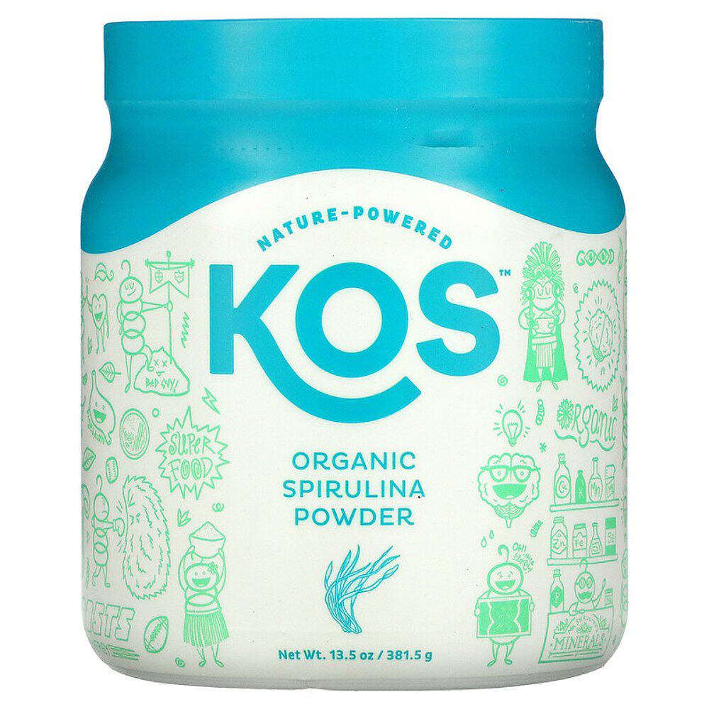 香港直发iherb kos有机螺旋藻粉 天猫国际探物美国螺旋藻/藻类提取物