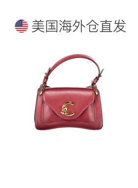 自营Coccinelle Leather Woman Women's Bag - red 美国奥莱直发