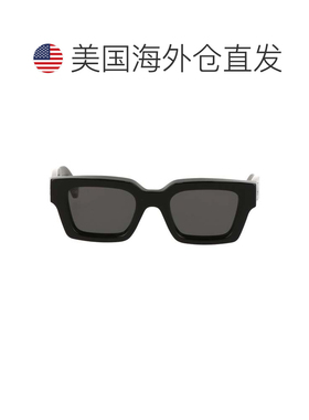 自营off-white米白色中性黑色太阳镜-黑色 美国奥莱直发