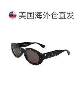 自营Moschino Women's 55 mm Black Sunglasses - black 美国奥莱