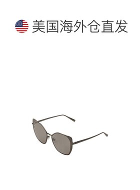 自营 Longchamp女式56毫米银色太阳镜-银色 美国奥莱直发