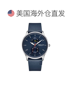 自营Kenneth Cole Men's Classic mm Quartz Watch - blue 美国奥