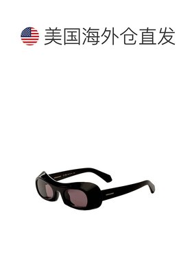 自营 salvatore ferragamo菲拉格慕女式51毫米黑色太阳镜-黑色 美