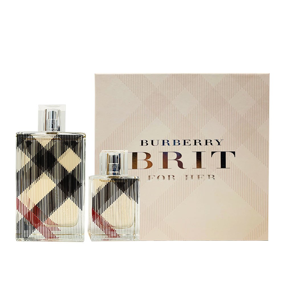 天猫国际美国直购美国直邮Burberry博柏利Brit女士香水套装2件套EDP持久清新迷人0