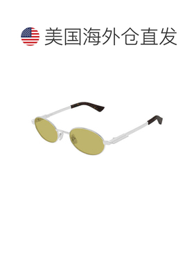 自营bottega venetaBV1470S 003银色/黄色-银色 美国奥莱直发配饰