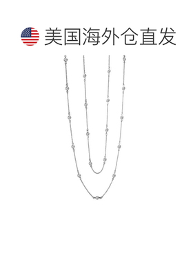 自营liv oliver纯银 Cz Station 项链 - 银 美国奥莱直发