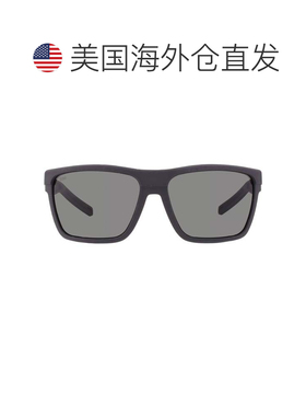 自营Costa Del Mar PARGO灰色偏光玻璃矩形男士太阳镜6S9086 9086