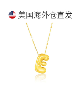 自营simonaSterling Silver, Bubble 'I' Initial Necklace - Gol