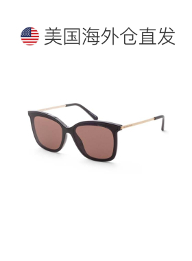自营Michael Kors Zermatt女士61 mm黑色太阳镜-黑色 美国奥莱直