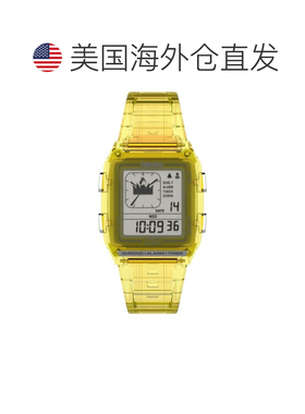 自营Timex Men's Fortnite Black Square 35mm - black 美国奥莱