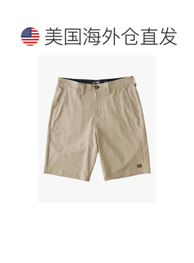 自营Men's Billabong Crossfire Slub 21 Shorts  Khaki Stretch