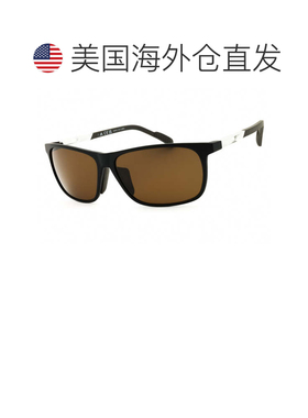 自营adidasSP0061 02h哑光黑/棕色偏光-哑光黑 美国奥莱直发