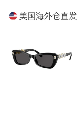自营Swarovski  SK 6033 100187 54mm Womens Butterfly Sunglass