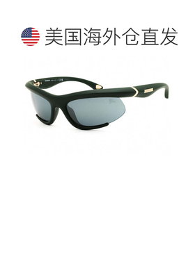 自营burberryBE4462 41876G橡胶绿色/灰色镜子黑色-橡胶绿色 美国