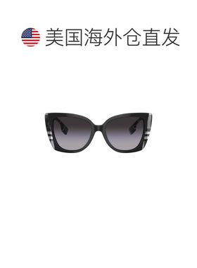 自营burberry0be4393 Oversized Square Frame Sunglasses - blac